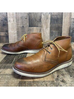 Red Wing 3140 Chukka Leather Work Boots Mens 10 D